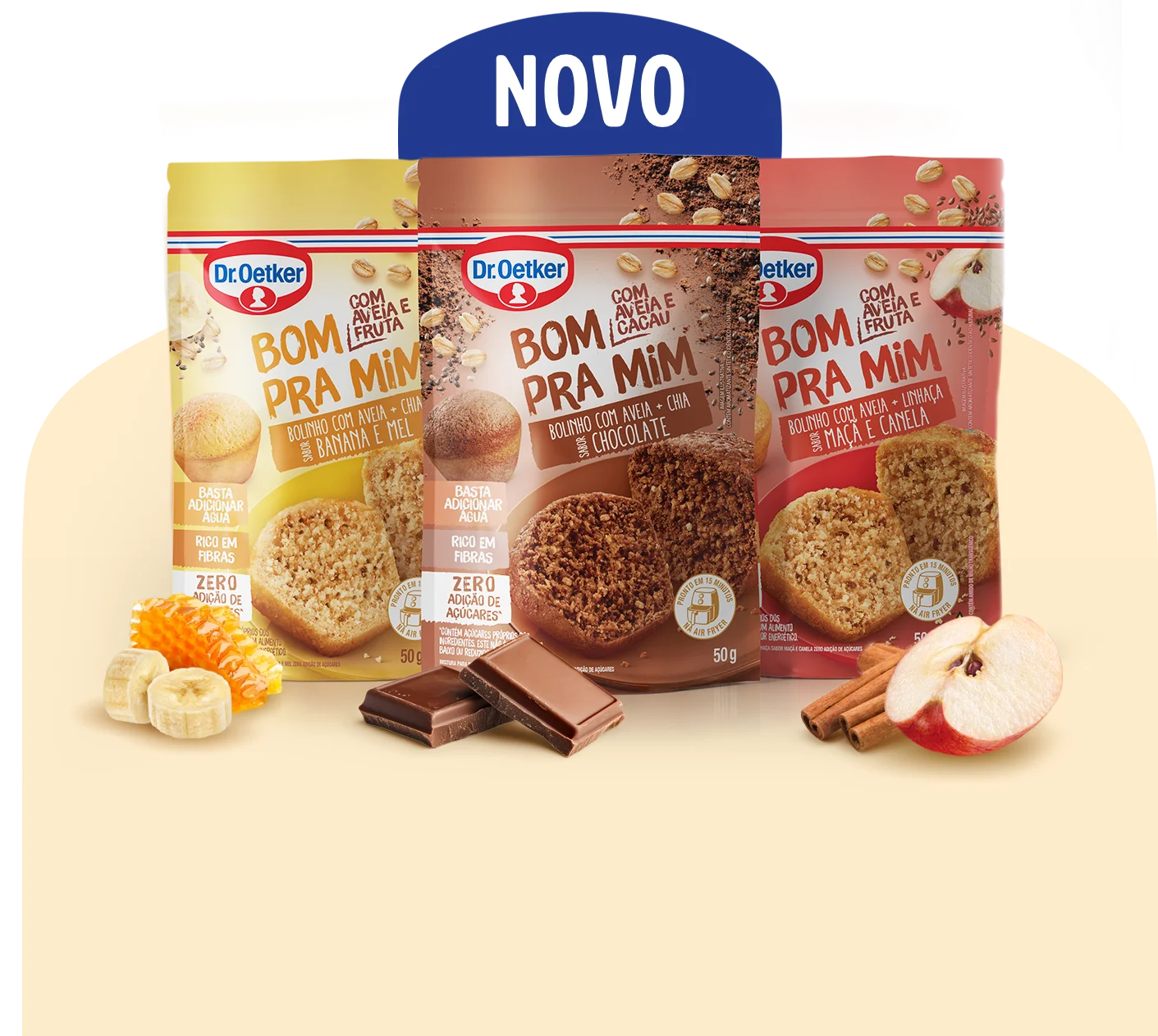 Novos produtos! Bom pra Mim Dr. Oetker